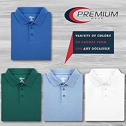 Premium Wear Men's High Moisture Wicking Polo T