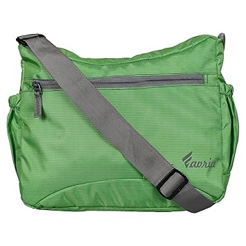 Favria Unisex Green Sling Bag