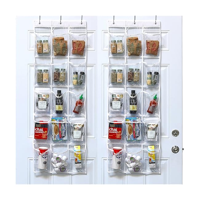 2 Pack - SimpleHouseware Crystal Clear Over th...