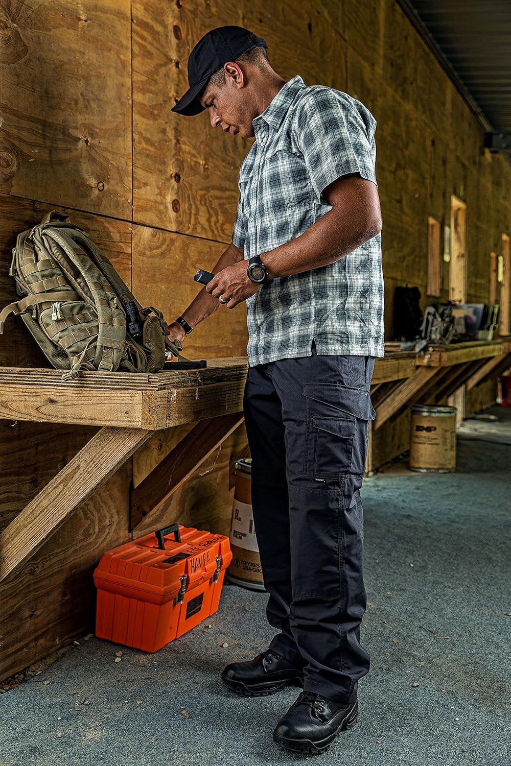 tru spec grid fleece hoodie