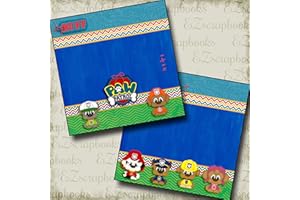 EZSCRAPBOOKS QUICK PAGES Paw Pup Patrol NPM - Premade Scrapbook Pages - EZ Layout 3151