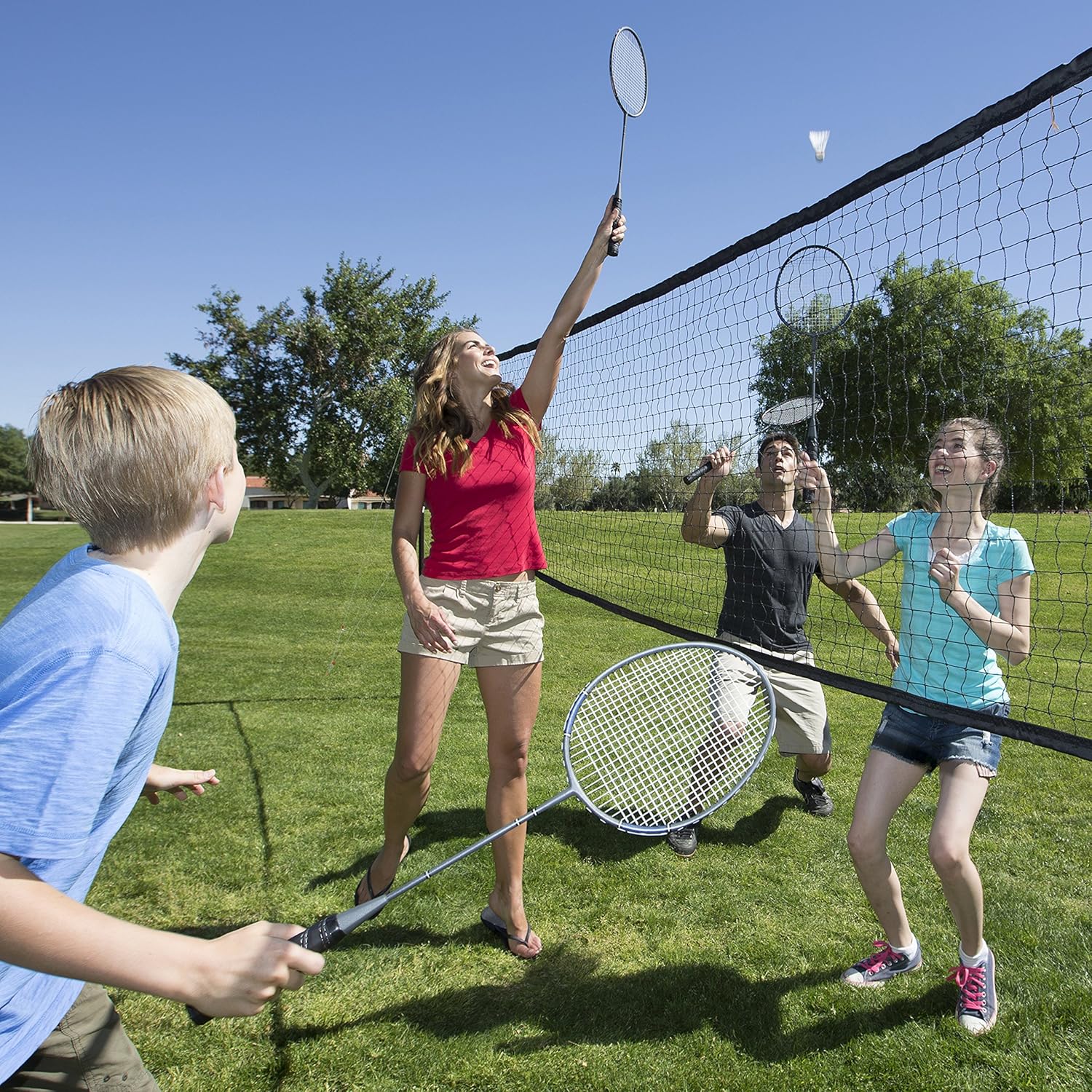 Kelsyus Premium Badminton and Volleyball Combo: Toys & Games