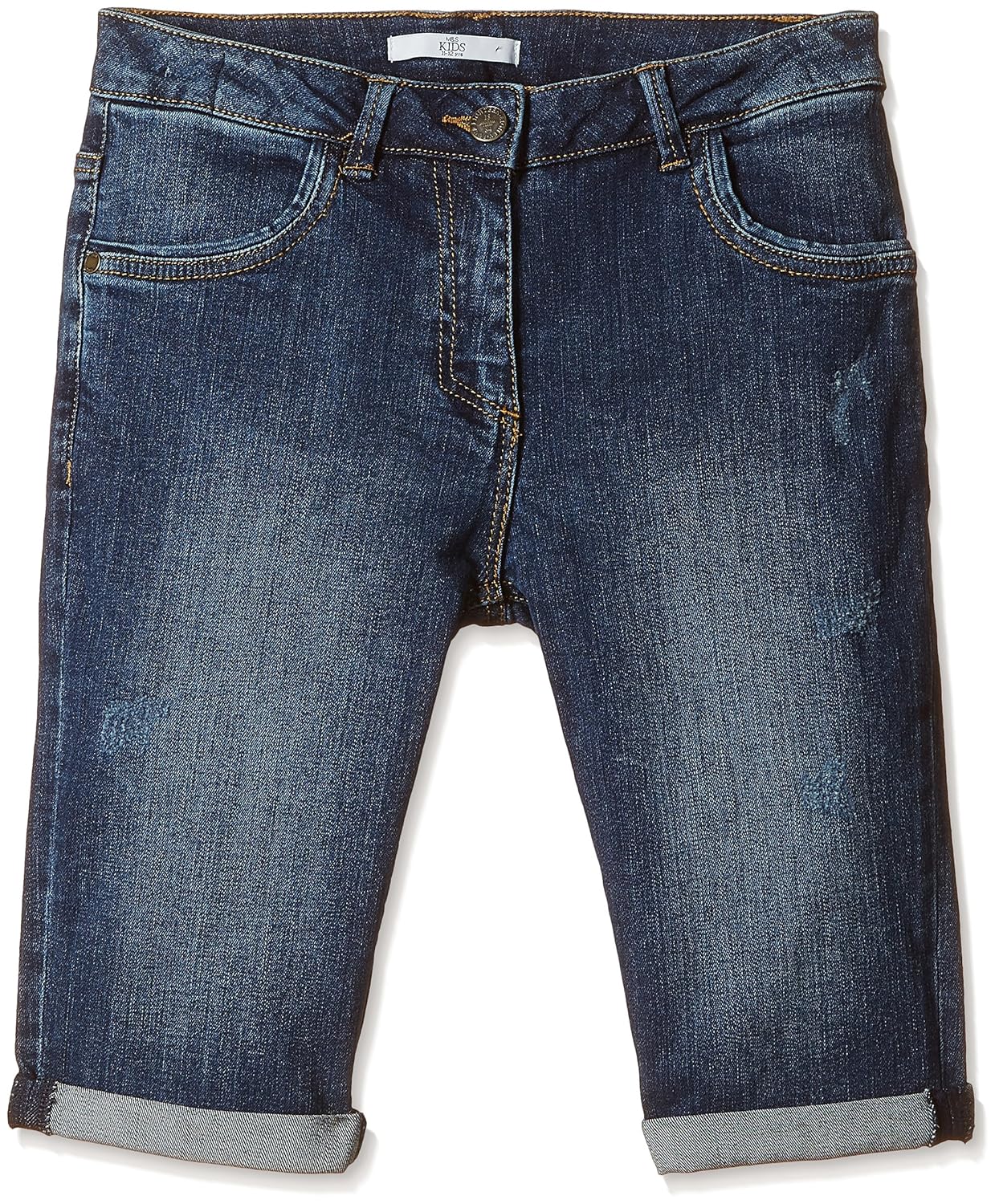 Buy Marks & Spencer Girls' Shorts (0000025187274_T749501TDARK DENIM10