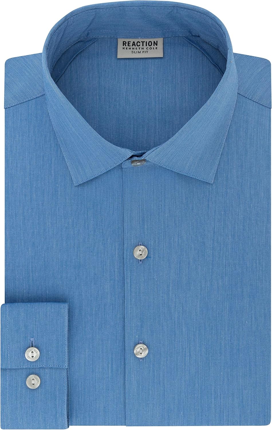 Kenneth Cole REACTION Men's Dress Shirt Slim Fit Technicole Stretch Solid at  Men’s Clothing store