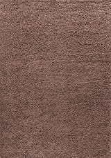 Abaseen Shaggy Rug 160x230 cm Mocha Thick Pile Non-Slip Living Room view 4
