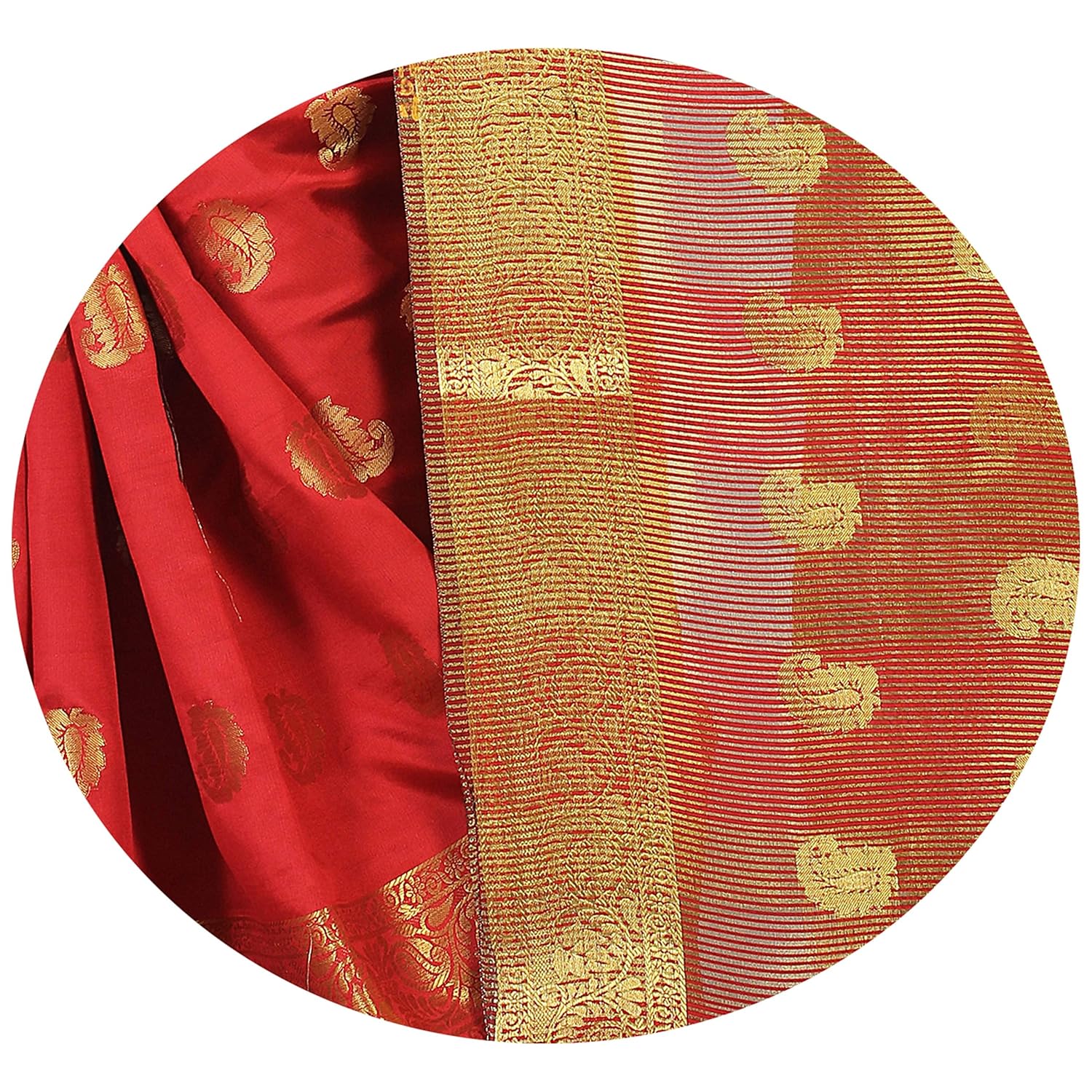 dealsure women's multicolor banarasi silk saree