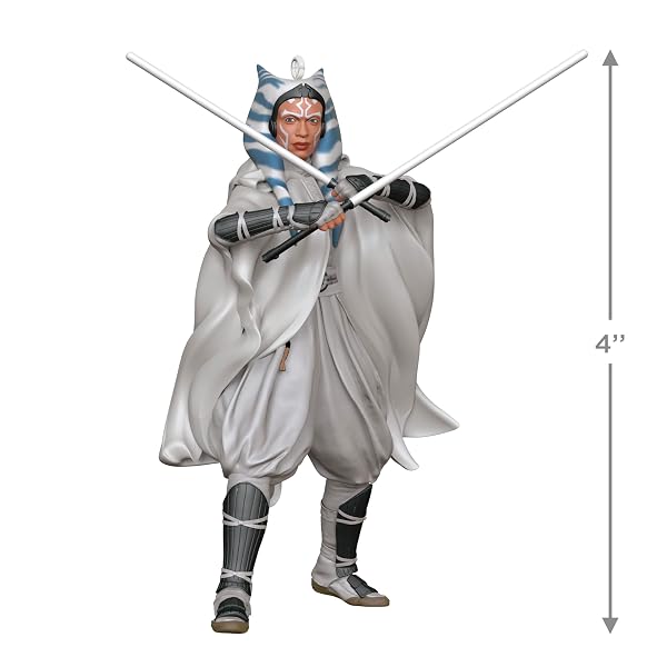 HALLMARK KEEPSAKE CHRISTMAS ORNAMENT, STAR WARS: AHSOKA AHSOKA TANO, GIFTS FOR STAR WARS FANS