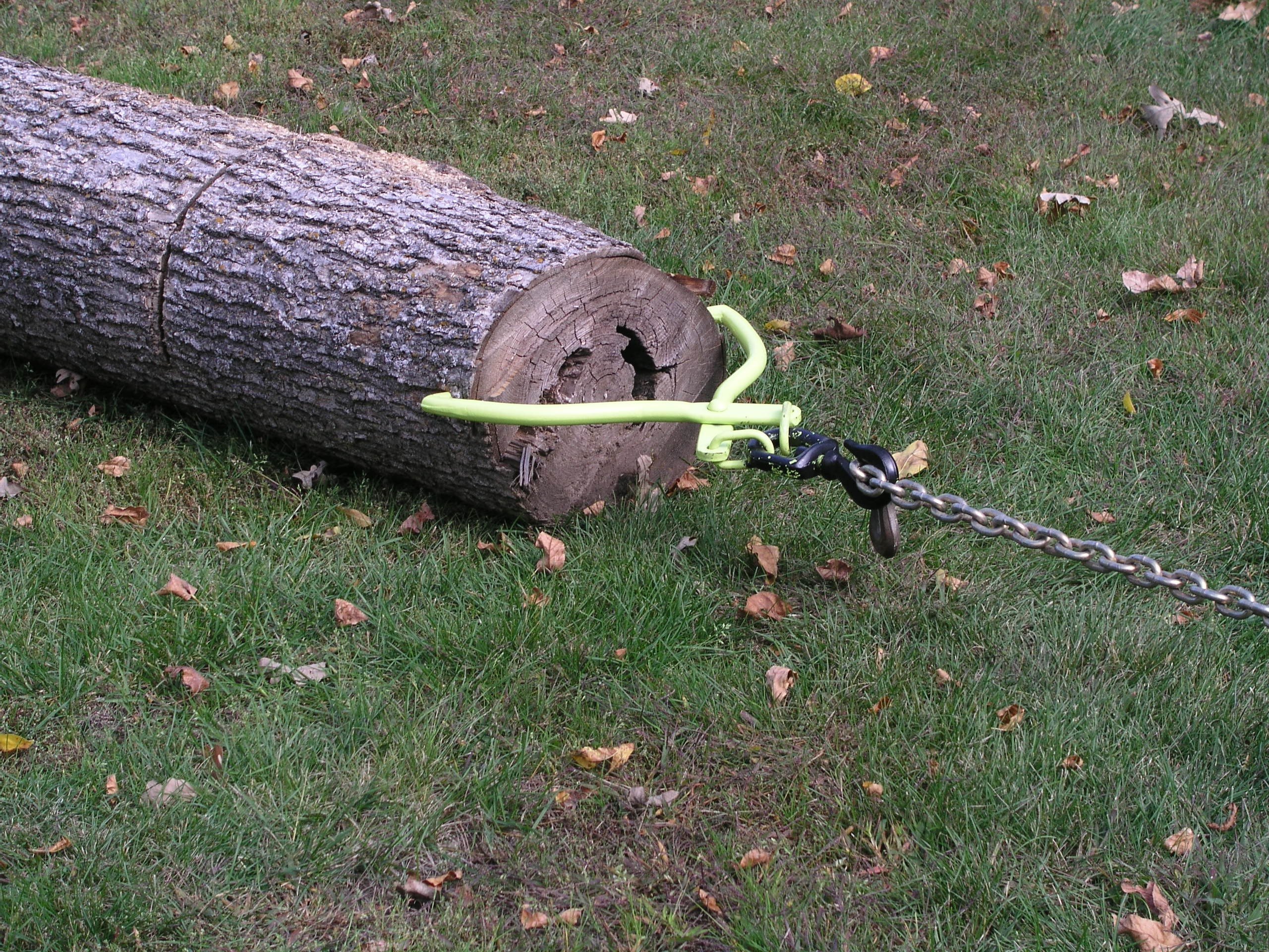 Heavy Duty Log Skidding Tongs Swivel Dragging Move Grabber Lifting Tool