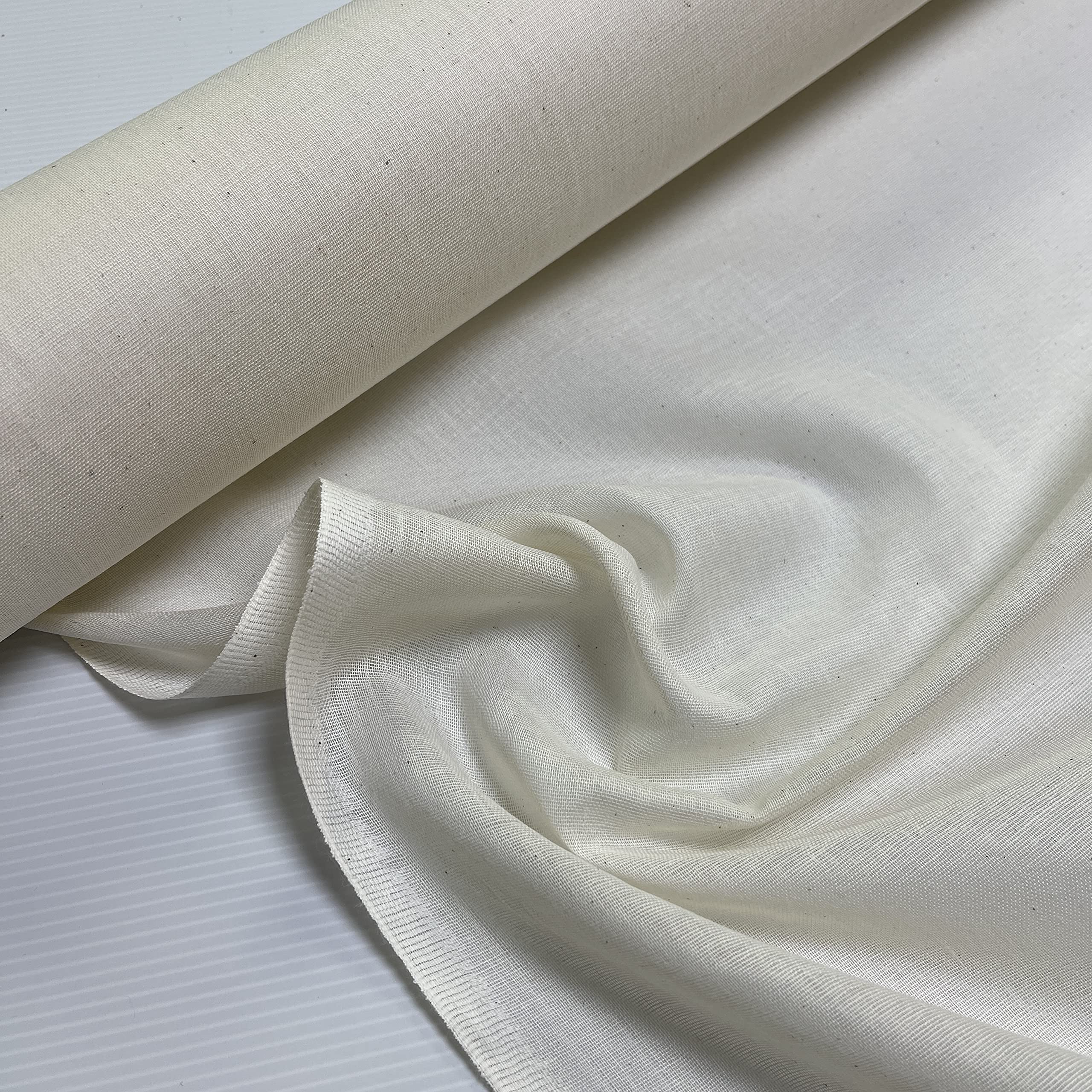 10 Metre pre Packed Natural Muslin Cheesecloth (100% Cotton) – Unbleached Precise‑Cut Squares – Ideal for Kitchen, DIY & Decor