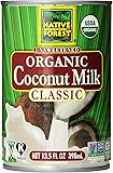 Native Forest Organic Classic Coconut Milk, 13.5-oz. Cans (Count of 12)