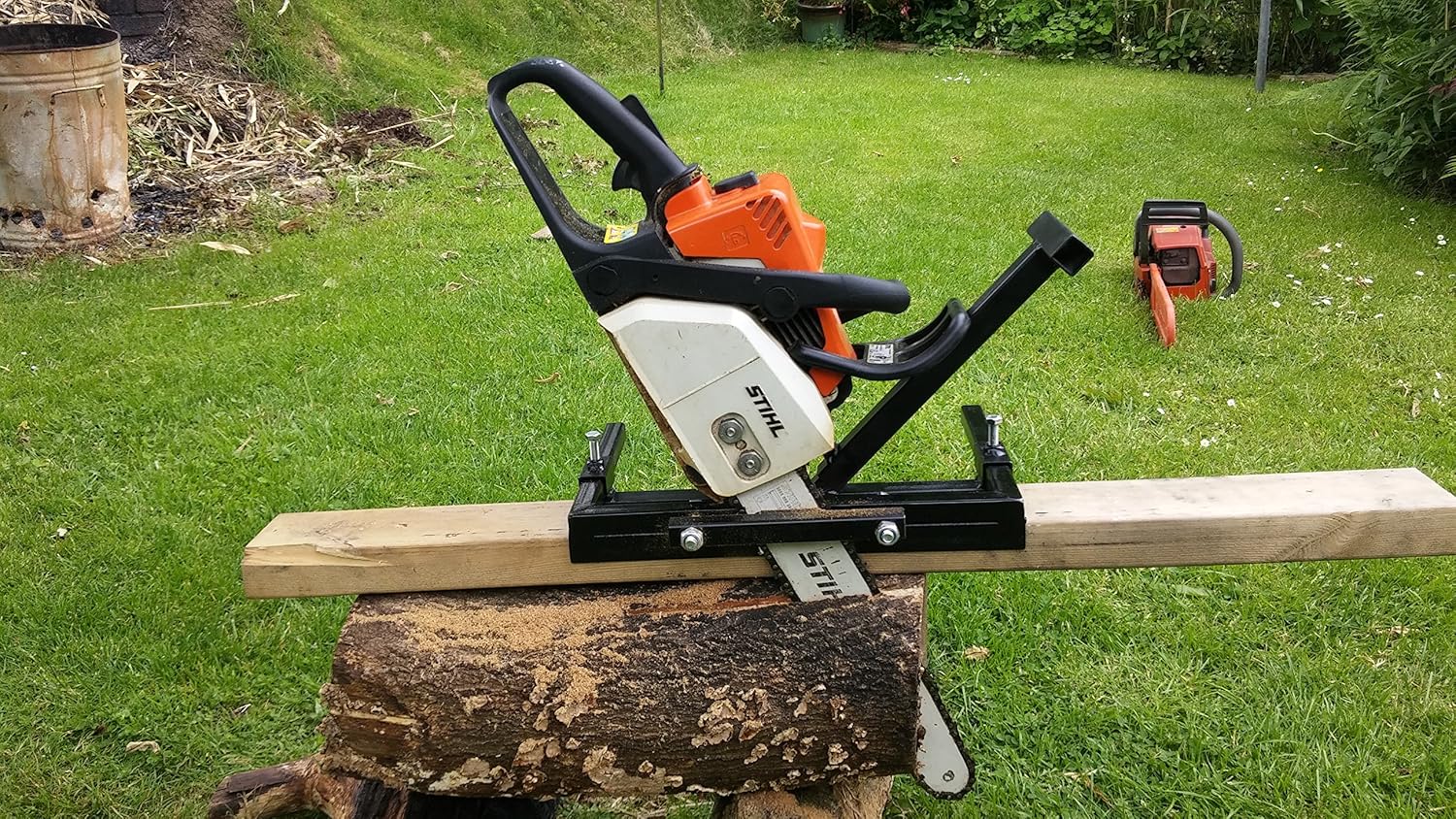 Super Saturday Lathe Tools UK Chainsaw Mill Vertical Cut For Planking