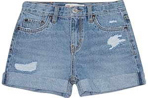 Levi's Girls' Girlfriend Fit Denim Shorty Shorts