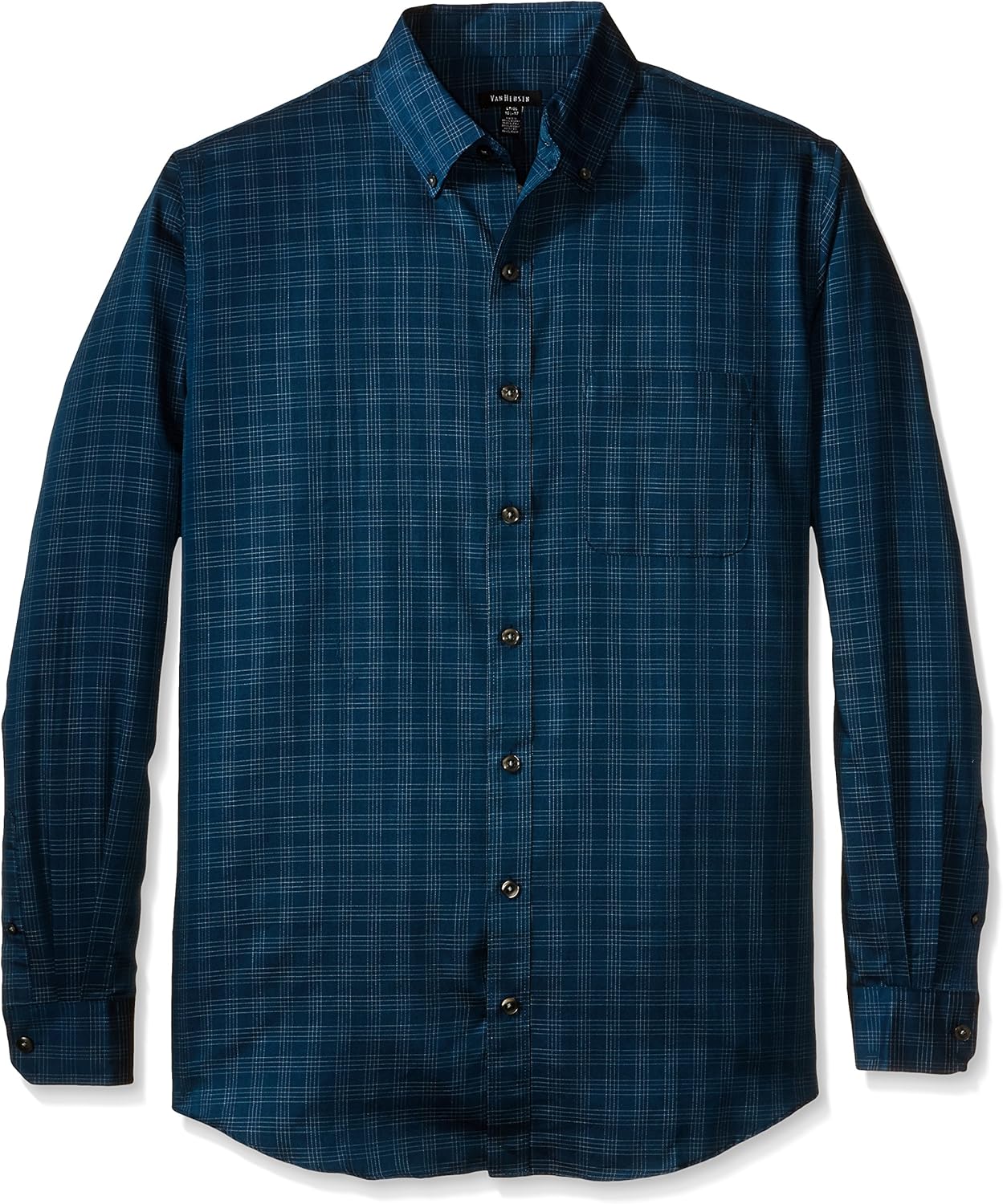 Van Heusen Men's Big and Tall Premium NoIron MediumPlaid