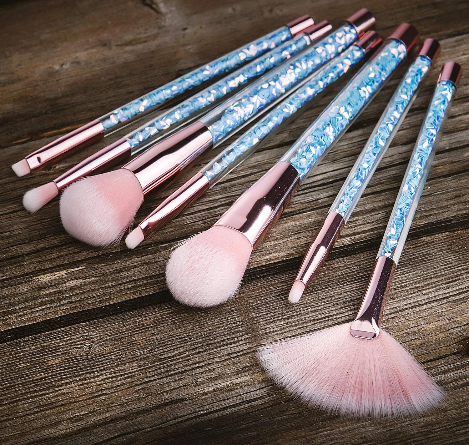 brochas de maquillaje sombras