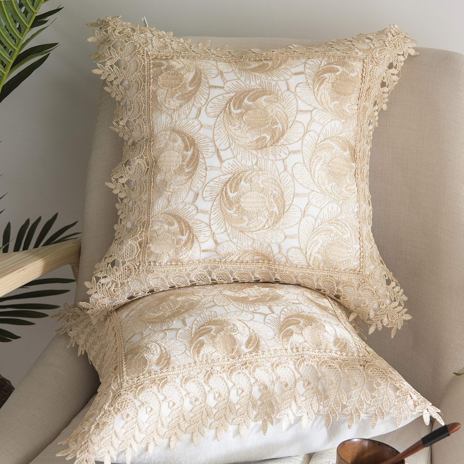 Amazon Com Throw Pillow Covers Silky Throw Pillow Cases For Sofa
