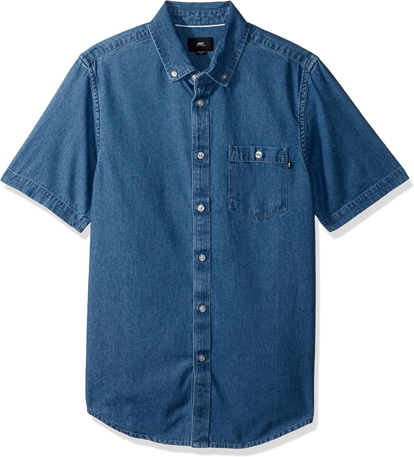 obey denim shirt