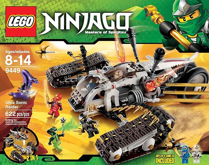 LEGO Ninjago Ultra Sonic Raider Set 9449 (Discontinued by manufacturer) Amazon.co.uk Toys & Games