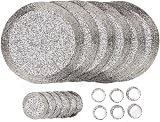 Penguin Home Handcrafted Glass Beaded Placemats Coasters Napkin Rings Set 18