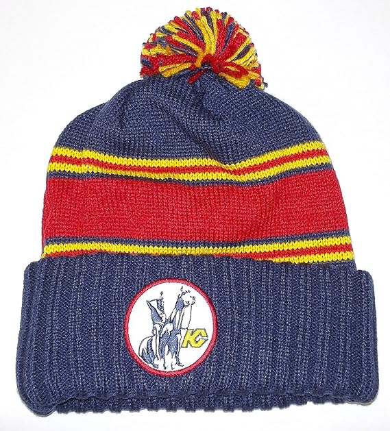 Kansas City Scouts Cuffed with Pom Vintage Hockey Ccm Knit
