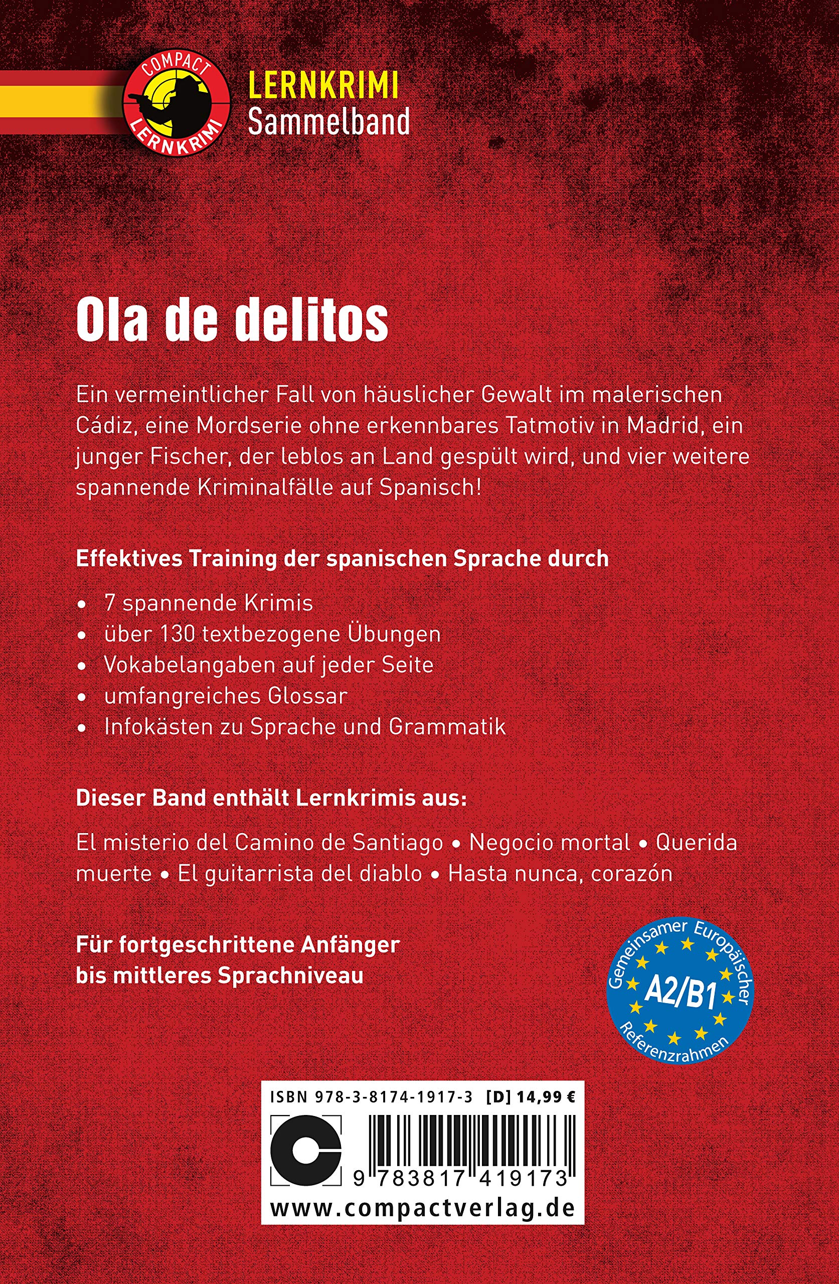 Ola De Delitos Spanisch A2 B1 Amazon Es Tarres Inaki Garcia Fernandez Maria Martin Gijon Mario Lopez Toribio Ana Bech Alex Martinez Munoz Elena Libros