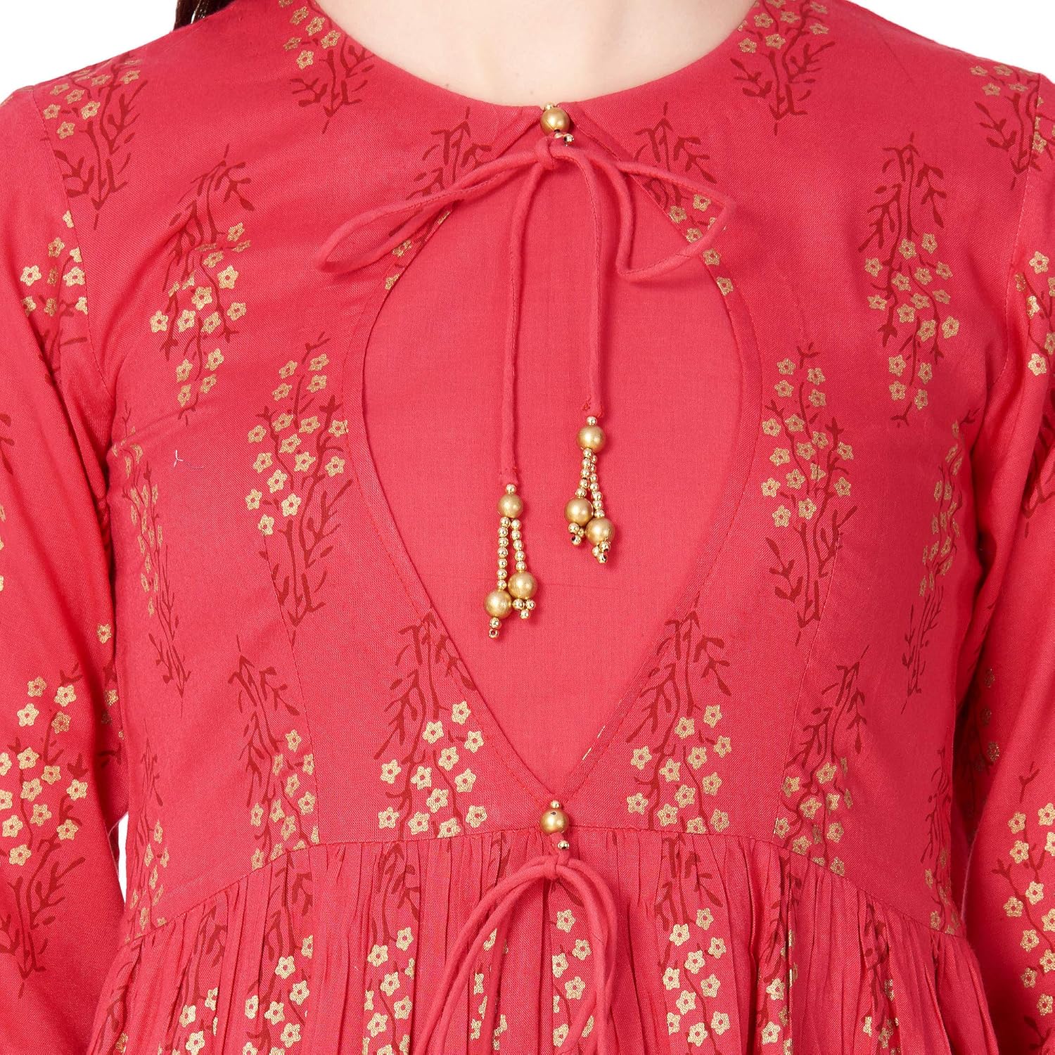 khushal k women's cotton printed kurta with palazzo set