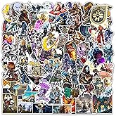 Babymiu Destiny Viedo Game Stickers(100 Pcs) Gaming Vinyl Decals Gifts Merch Party Supplies Accessories for Water Bottles Skateboard Luggage Scrapbook Kids Teens Adult