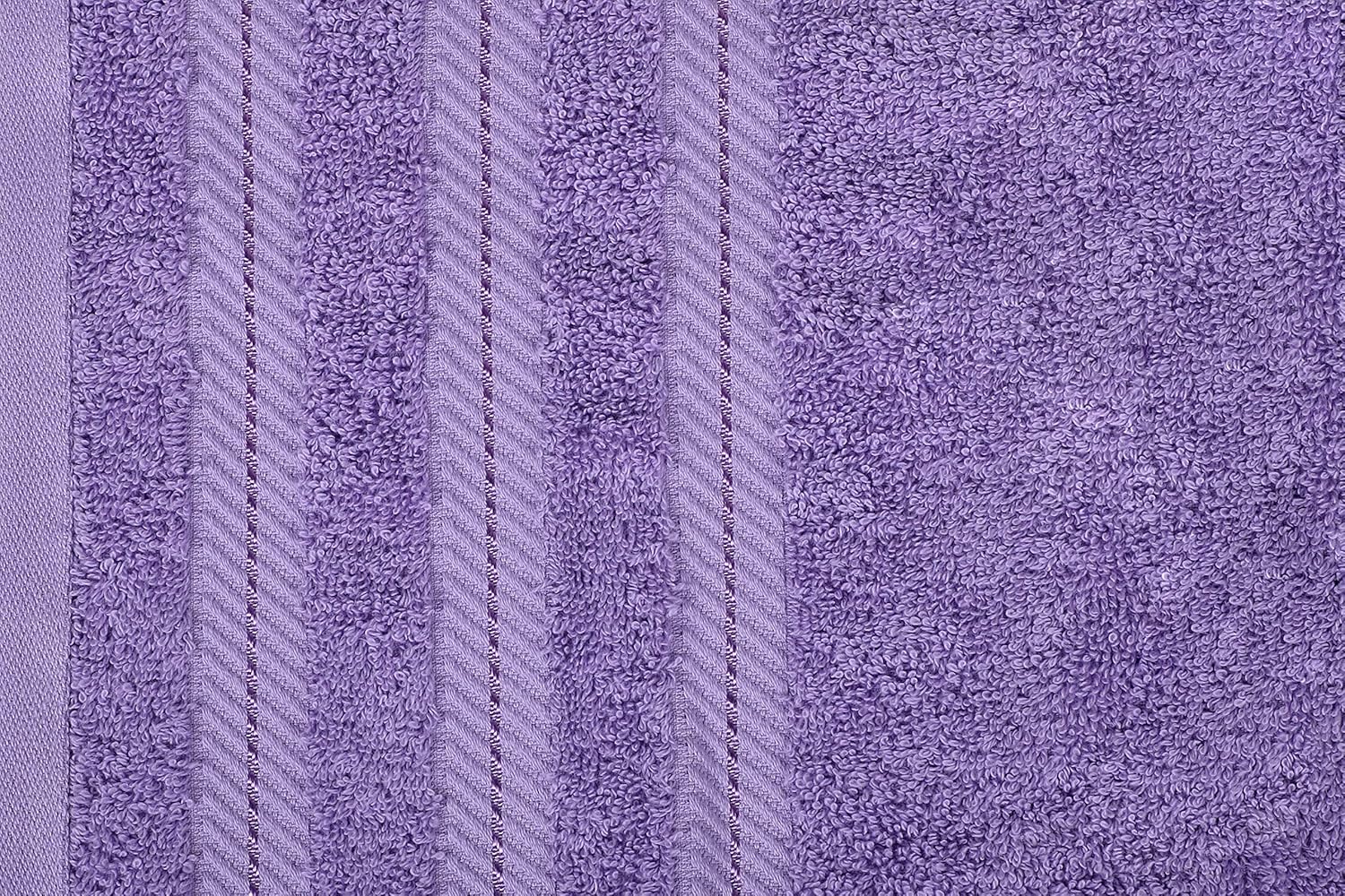 CASA COPENHAGEN Denmark Soft Linen Premium, 6 Piece Kitchen and Bathroom Egyptian Cotton Towel Set, [Worth $72.95] -"Purple Rose (2 King Size Bath Towel, 2 Hand Towels, 2 Face Towels, 2 Face Towels: Home & Kitchen