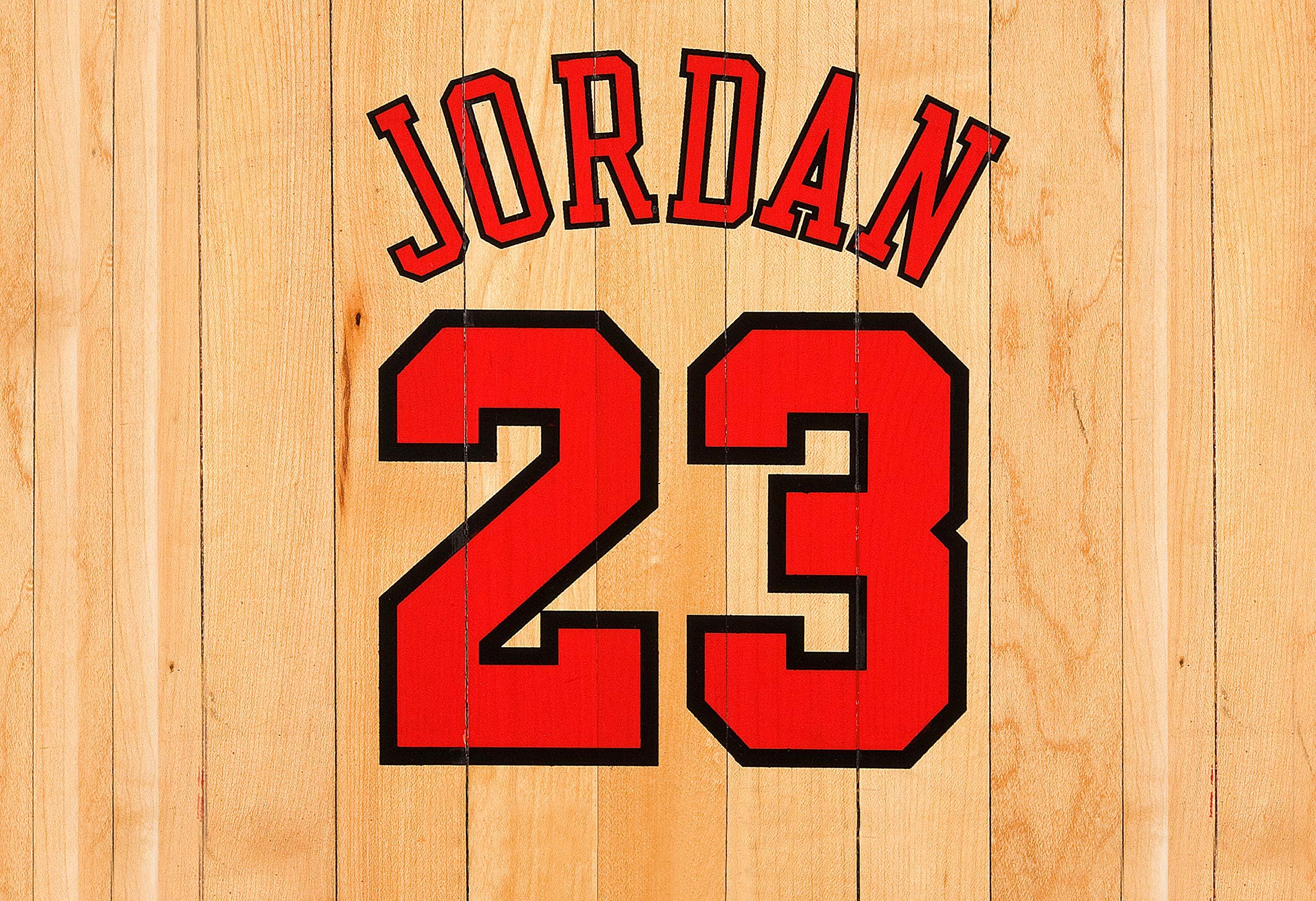 WeTheBlueprint - Michael Jordan Chicago Bulls Basketball Court - 19" x 13" - Premium Poster