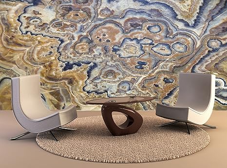 Foto Wandbild Onyx Struktur Wand Kunst Dekor Fototapete Poster Hochwertiger Druck Amazon De Kuche Haushalt