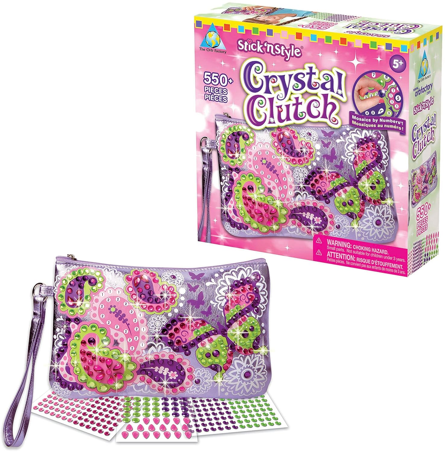 Orb Factory Stick'n Style Crystal Clutch
