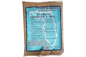 Carib Sea ACS00120 Crushed Coral for Aquarium, 15-Pound