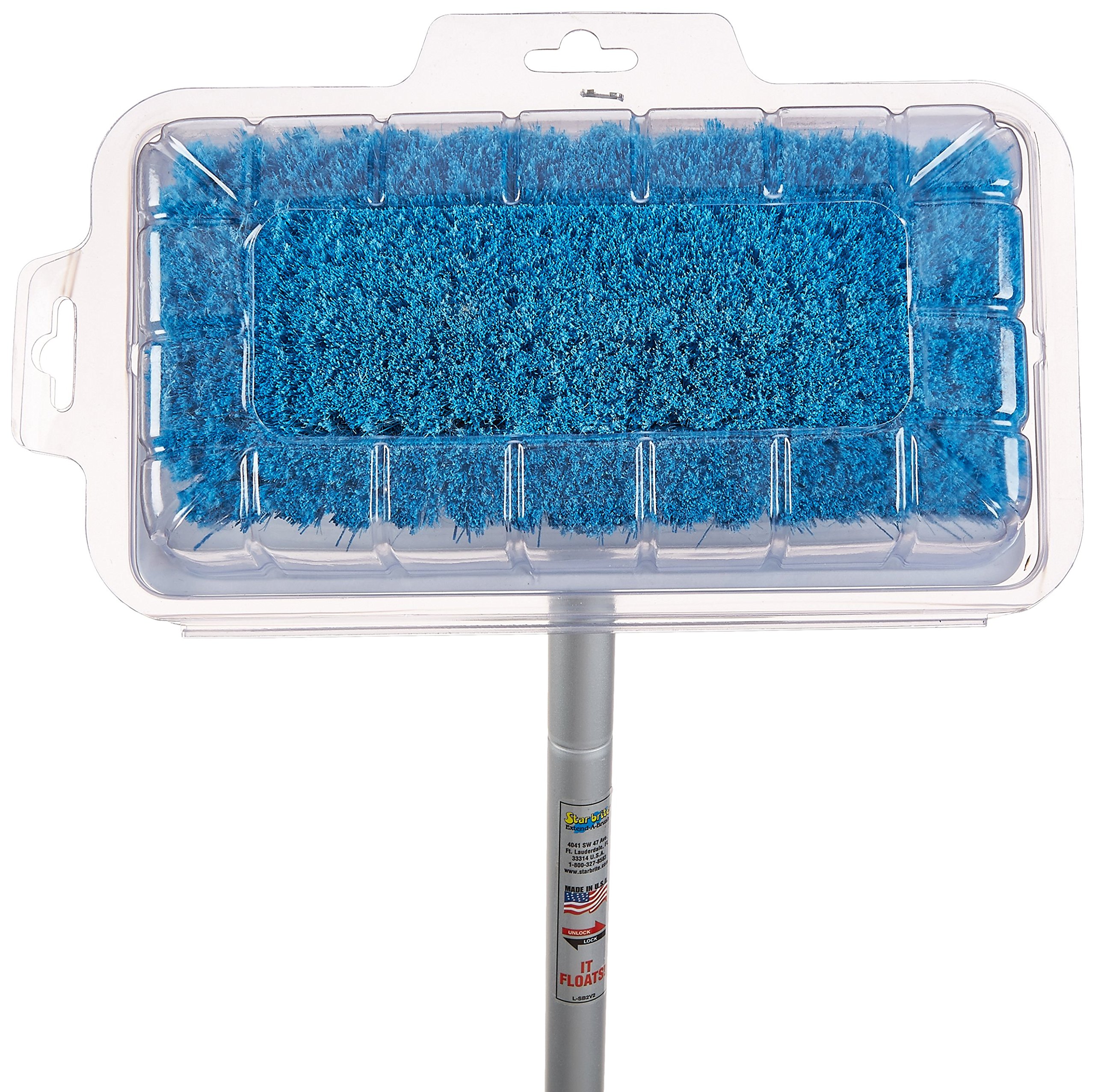 Star brite 3'-6' Standard Extending Handle With 8" Deluxe Brush Combo