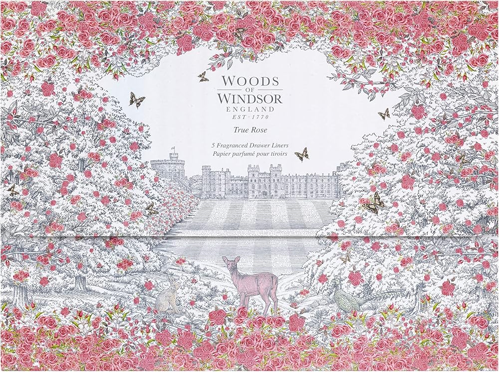 Woods of Windsor True Rose Drawer Liner - Recycled Cardboard