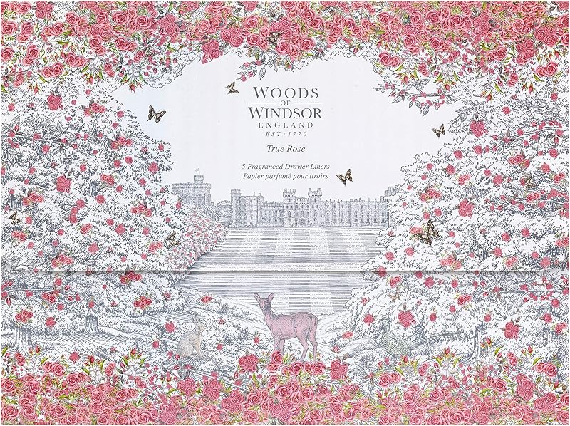 Woods of Windsor True Rose Drawer Liner - Recycled Cardboard