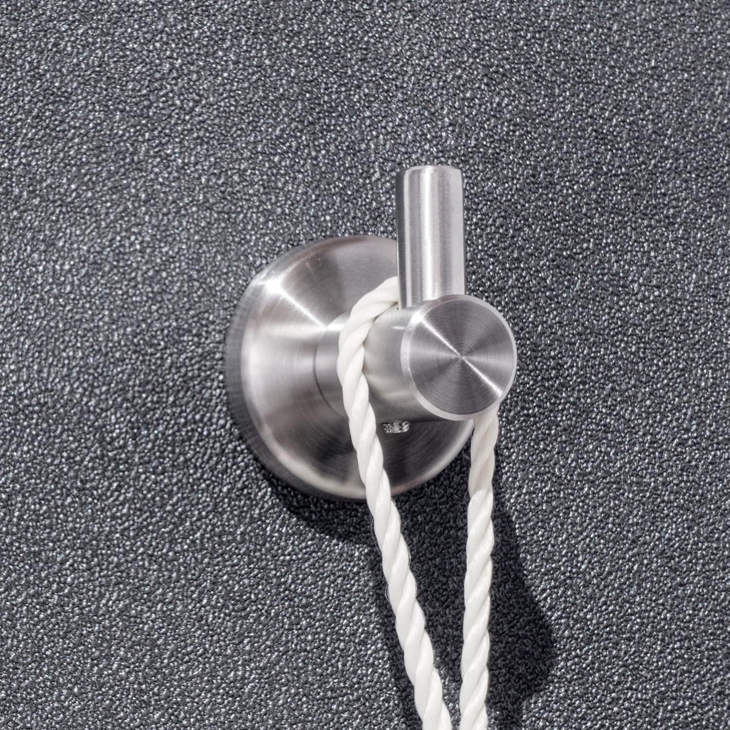 RSW24® 2er Set Haken Massiv aus Edelstahl Badhaken Handtuchhaken