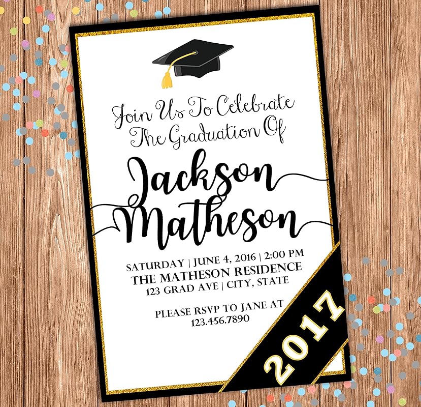 Graduation Party Invitation Graduation Announcement