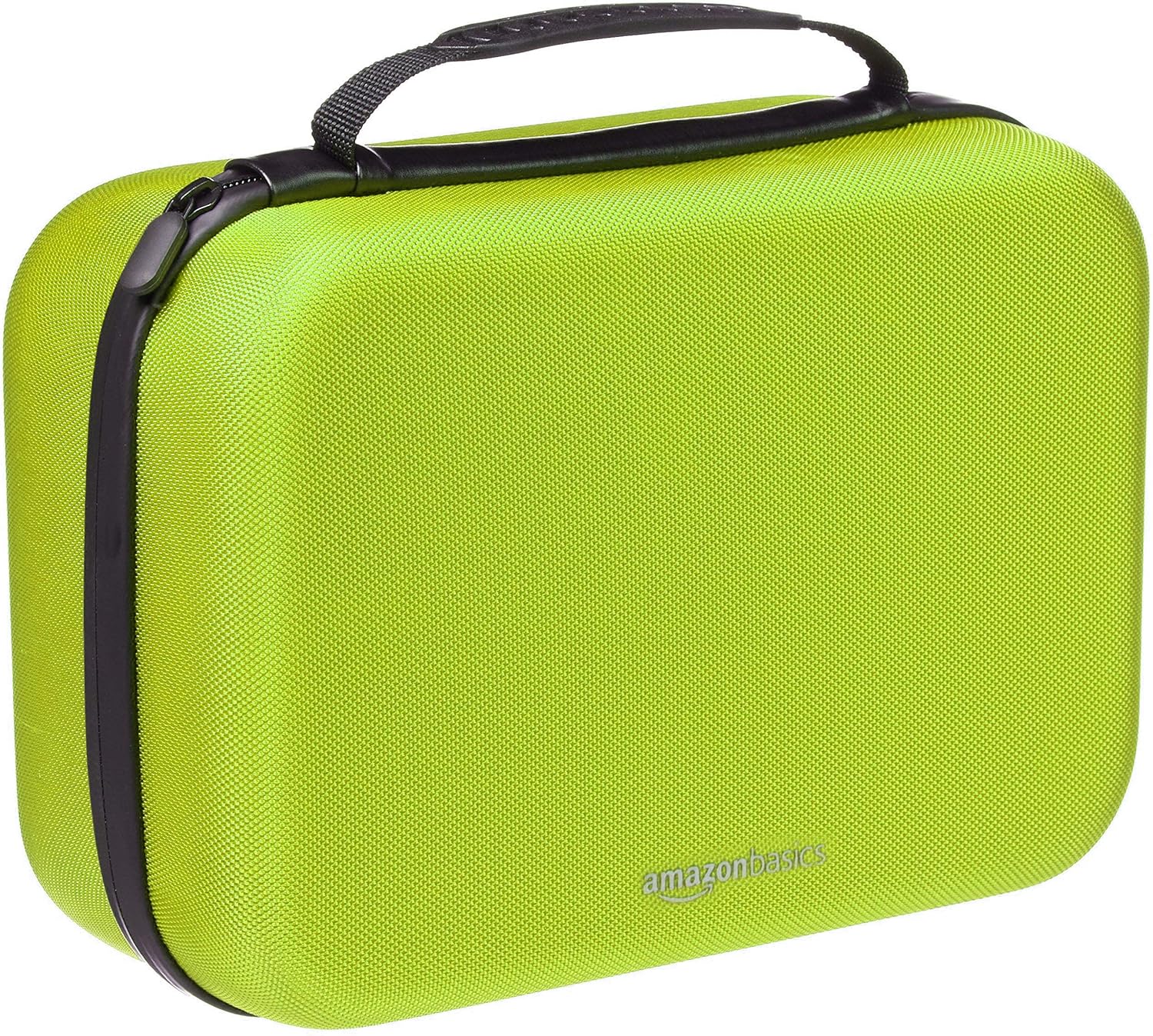 Basics Hard Shell Travel and Storage Case for Nintendo Switch - 12 x 4.8 x 9 Inches, Neon Yellow: Video Games