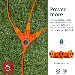 Philips EZGrip Outdoor Extension Cord with Multiple