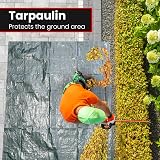 DIVCHI Tarpaulin 2m x 3m Green Waterproof Heavy Duty Tarp Sheet view 2