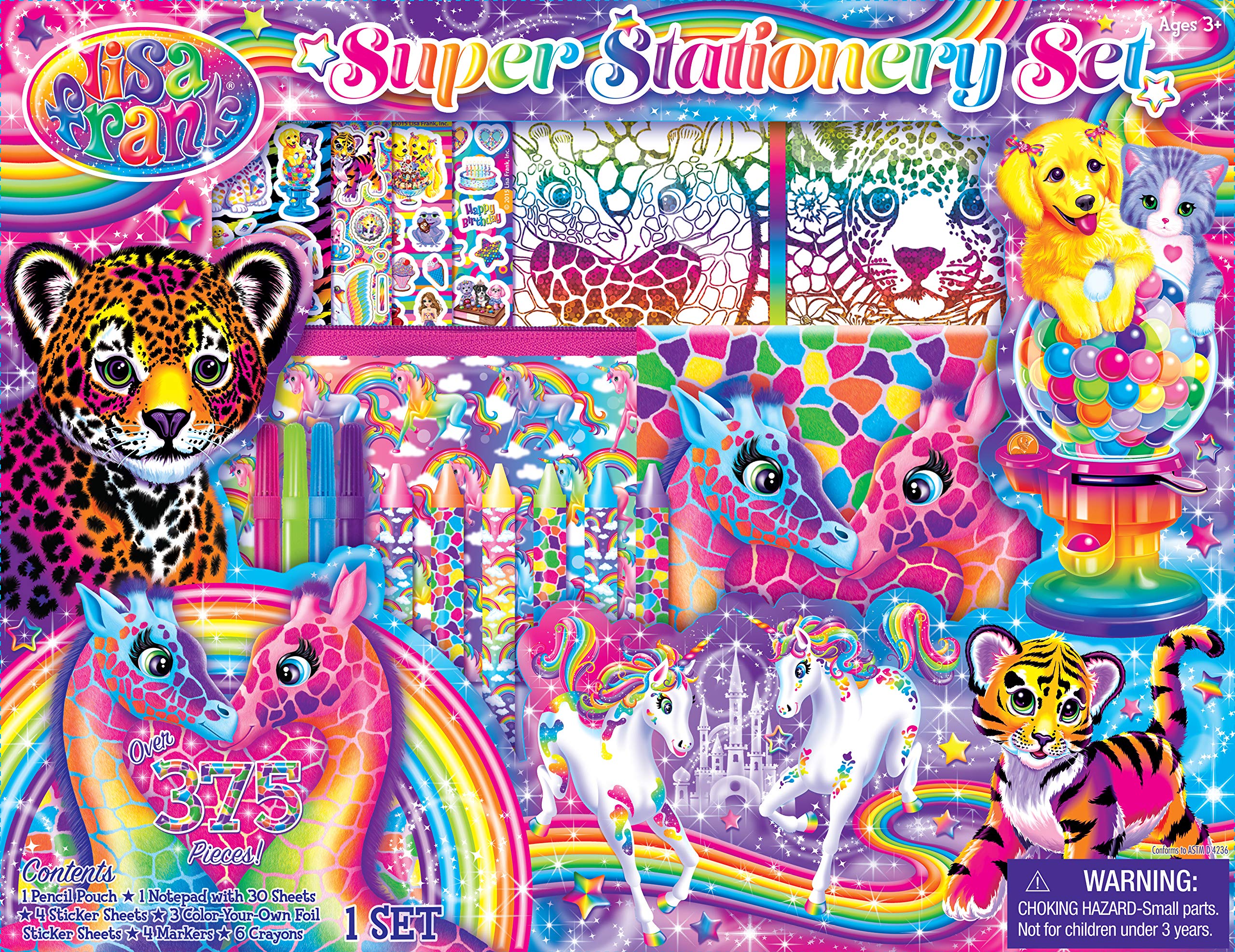 Lisa Frank Coloring and Activity Box Kit AS42325, Bendon in