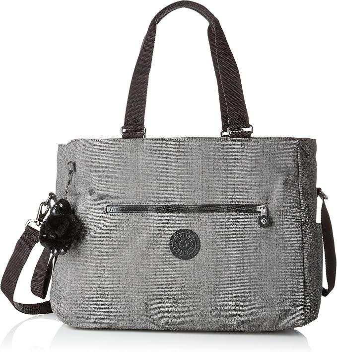Kipling Women's Messenger Bag, Grey (Cotton Grey), 38 cm
