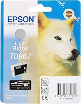 Epson T0967 Light Black Ink Cartridge - UltraChrome K3 Photo Art Media view 1