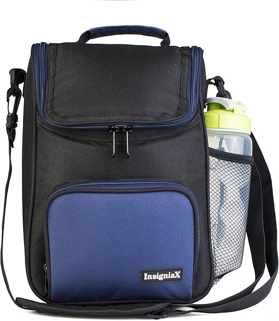 Crossbody Lunch Bag InsigniaX Insulated Lunch Box For Adults Men Women