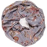 MIMOSITO Scarfs for Women Lightweight Floral Flower Fashion Wrap Shawl Fall Winter