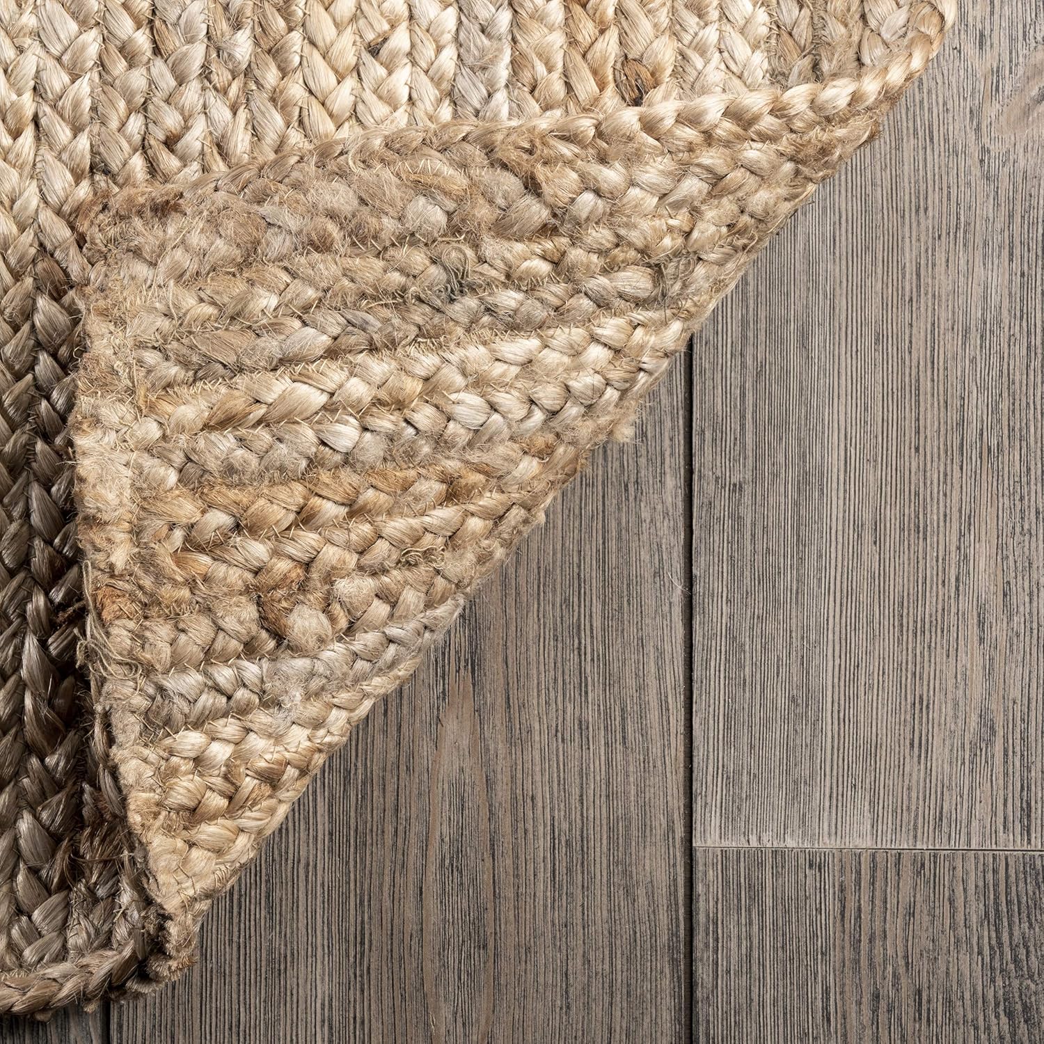 nuLOOM Rigo Hand Woven Farmhouse Jute Runner Rug, 2' 6" x 6', Natural: Furniture & Decor