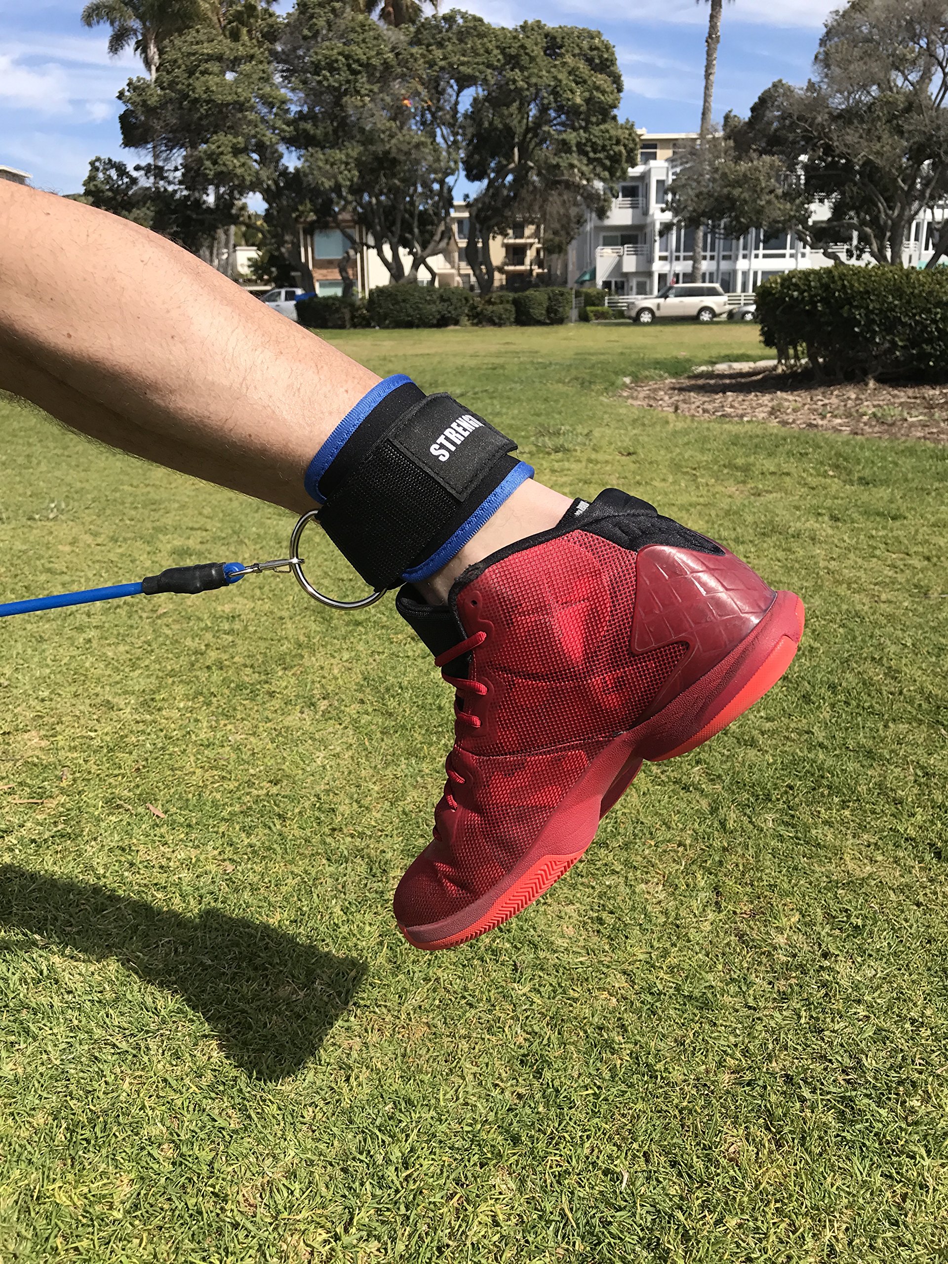 Strength Ankle Straps (Pair of Two Ankle Strap) for Cable Machines Leg