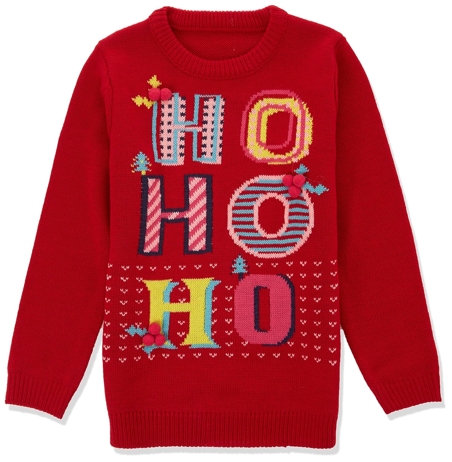Nutmeg Ho Ho Ho Jumper for 78 Years, Red Amazon.co.uk Grocery