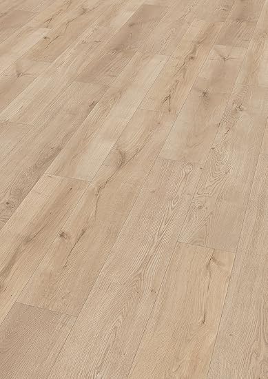 Egger Home Laminat Hell Braun Holzoptik Lausanne Eiche Hell Ehl085 10mm 1 744 M Klick Laminatboden Bodenbelag Amazon De Baumarkt