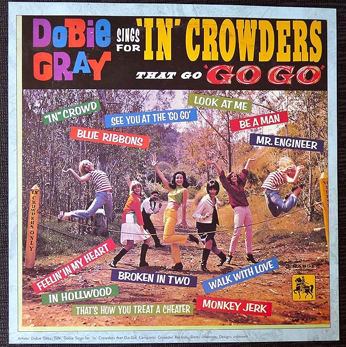 Amazon.com: Dobie Gray - Dobie Gray Sings for 'In' Crowders that ...