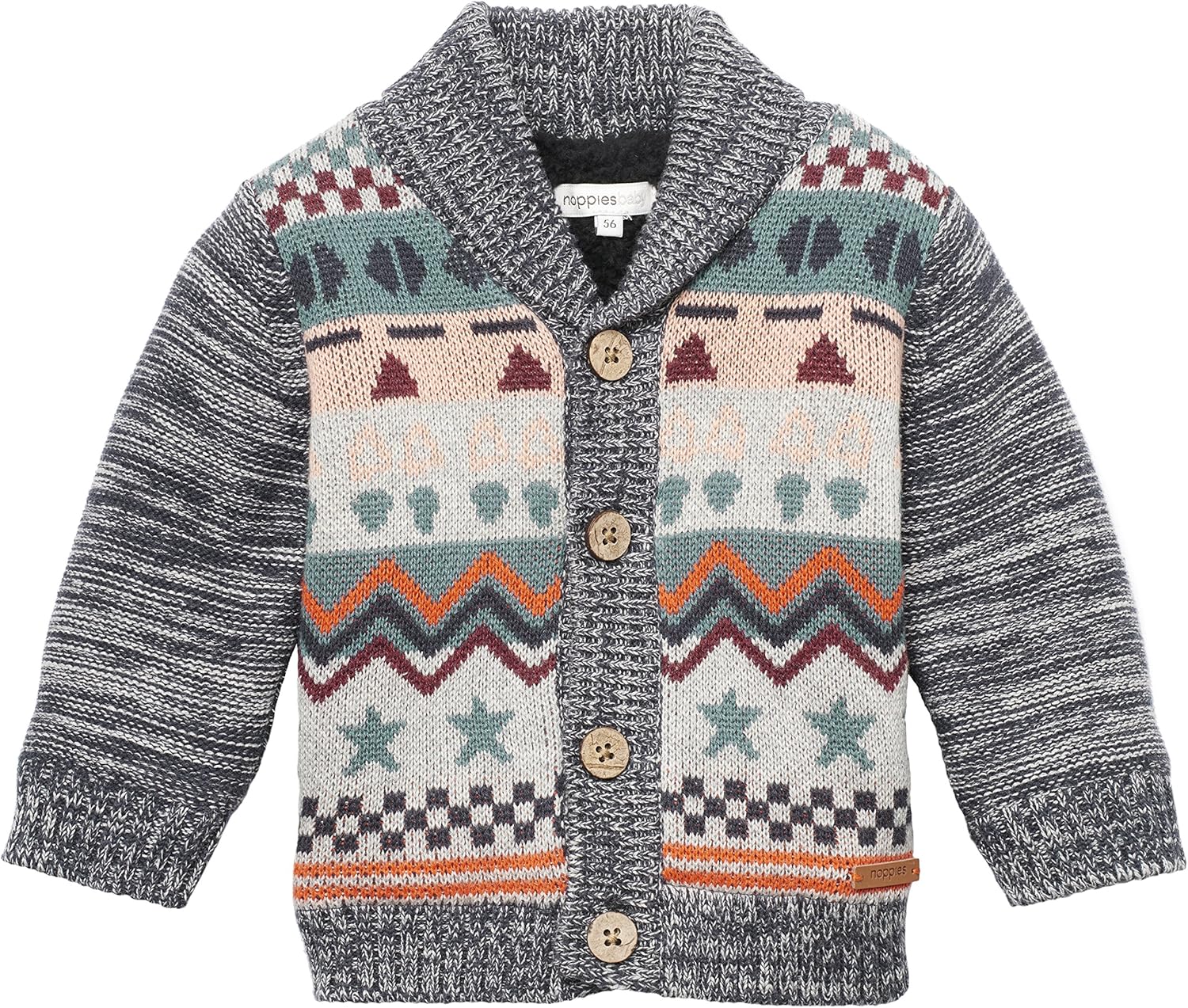 Noppies Baby Strickjacke Tokoza - Sportliche Cardigan Mit Druckknöpfen